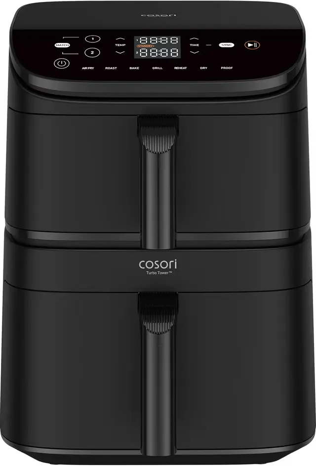 Cosori Turbo Tower airfryer KAAPAFCSNEU0244Y (sort)
